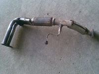 Hosenrohr / Abgasrohr / Auspuffrohr vorn Bosal-Vergl.-Nr.: 823-909 Mit Flexstck und Lambdasonde<br>HYUNDAI ACCENT (X-3) 1.3