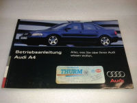 Bedienungsanleitung <br>AUDI A4 (8D2, B5) 1.6