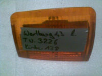 Blinker links vorn GELB<br>WARTBURG 1,3