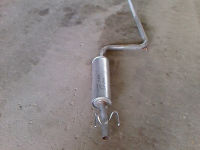 Schalldmpfer Mitte Bosal-Vergl.-Nr.: 285-029<br>OPEL COMBO (71_) 1.7 D