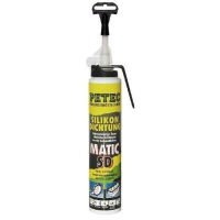 Petec Silikon Dichtung  Farbe: schwarz. 200ml