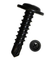 Bohrschrauben Linsenkopf 4,8x19,0mm schwarz verzinkt